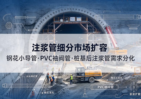 兴安注浆管细分市场扩容，隧道钢花小导管、PVC 袖阀管、桩基后注浆管需求分化